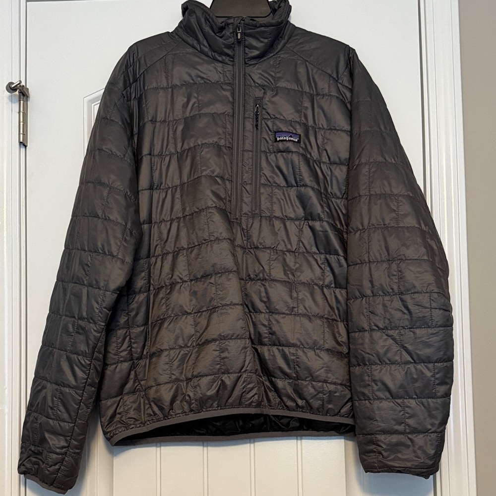 Men's Grey Patagonia popover size large